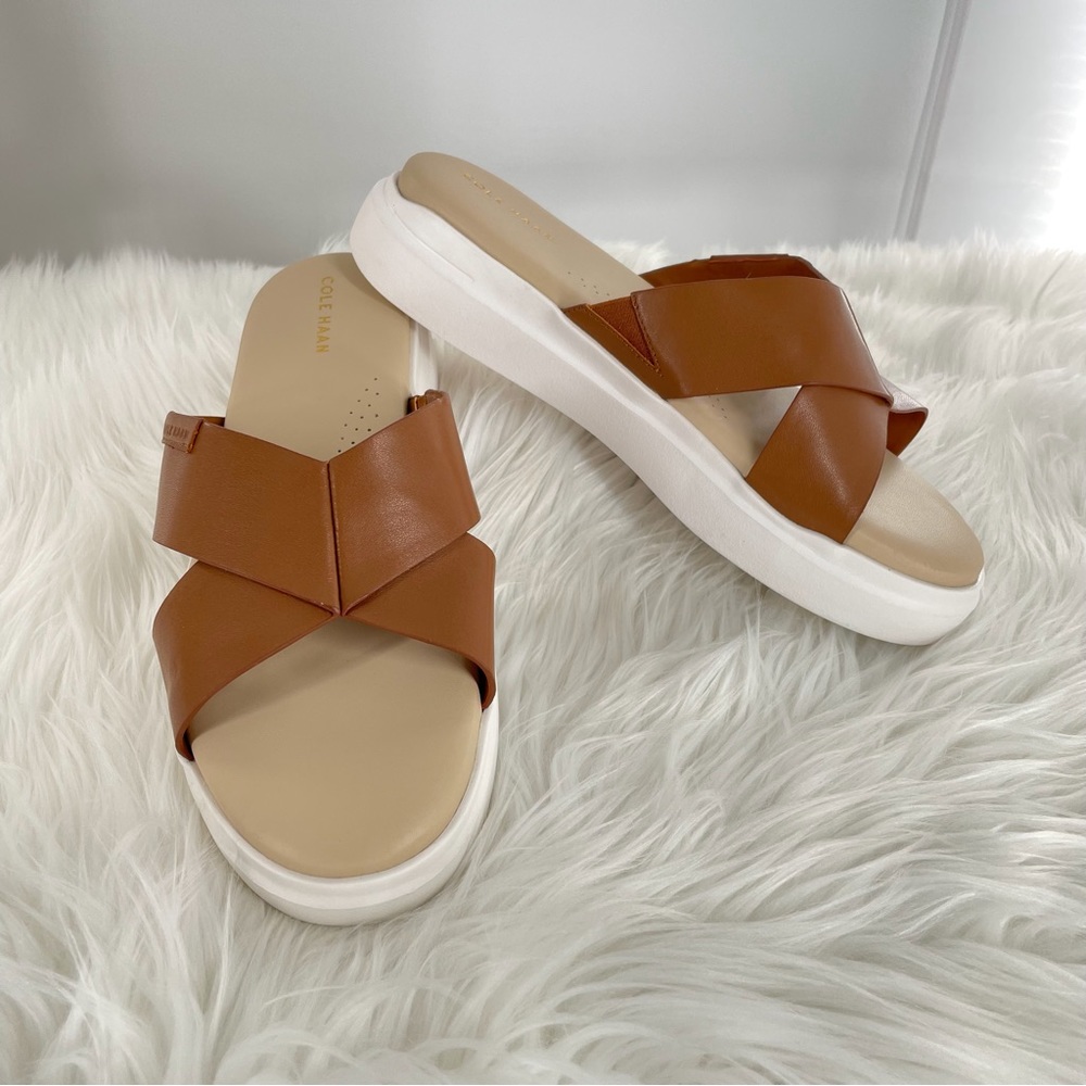 Cole Haan Grandprø Rally Criss Cross Slide Sandals